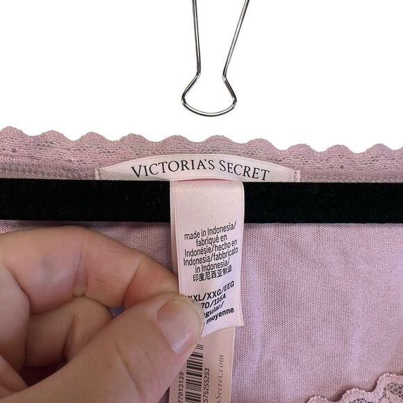 NWT XXL Victoria's Secret Pointelle Modal Cami & Wide Leg Pants Pajama Set - Picture 6 of 11